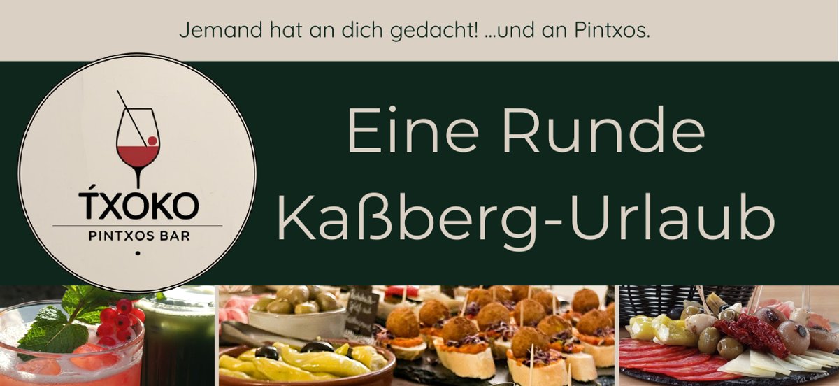 TXOKO-Gutschein: Eine Runde Kaßberg-Urlaub. Jemand hat an dich gedacht – und an Pintxos.
